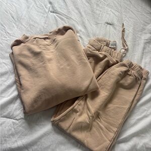 MATE the Label Rose Pink Sweatshirt & Hoodie Set